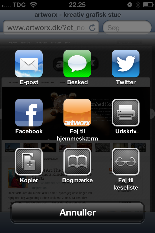 artworx - Nem branding af dit firma på Apple home screen